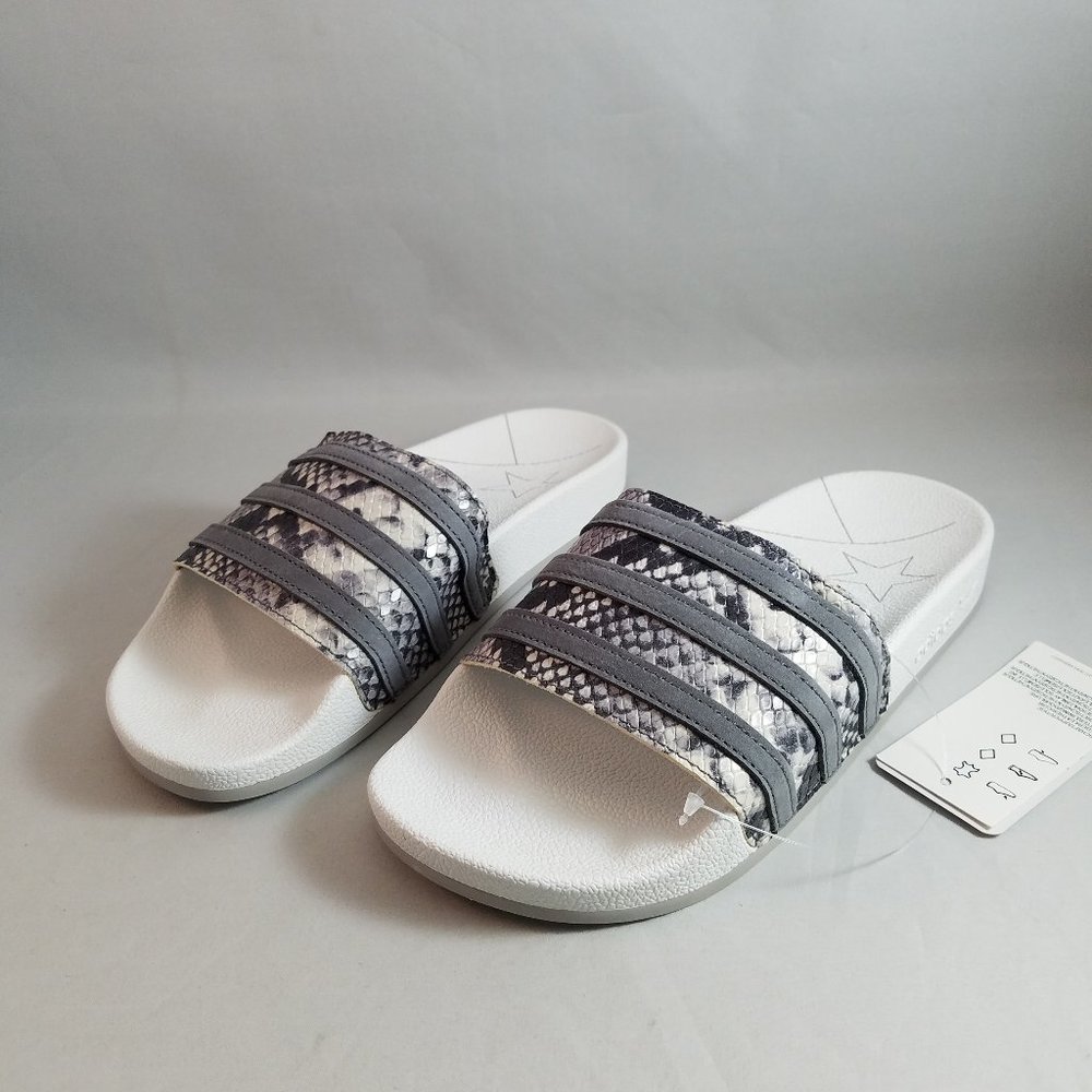 NEW Men's 5 / Women's 6 Adidas Limited Ed. Leather Snake Strap Sandals